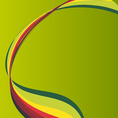 Wall Mural - Abstract vector wave
