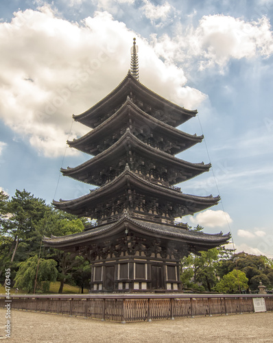 Tapeta ścienna Toji pagoda w Kioto, Japonia.