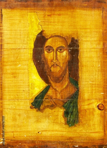 Fotoboard na płycie Jezus Chrystus malowanie drewna