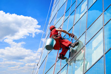 Window Washer High Office Building