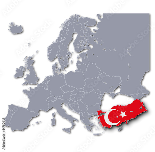 Europa-Karte Türkei Stock Vector | Adobe Stock Europa-Karte Türkei Stock Vector | Adobe Stock