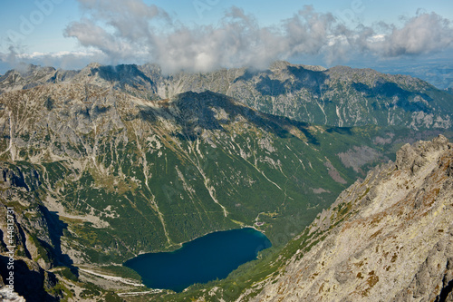 Board z aluminiowym obramowaniem Morskie oko