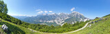 Fototapeta  - beautiful panoramic view of mountain path