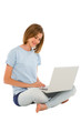 © Ambrophoto - teenage girl using laptop