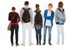 © Ambrophoto - teenage students with backpack