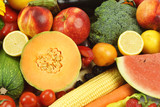 Fototapeta Fototapety do kuchni - Warzywa z owocami