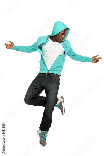 Board z aluminiowym obramowaniem Tancerka hip hop skoki