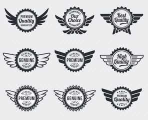 Wall Mural - Vintage Styled Premium Quality labels