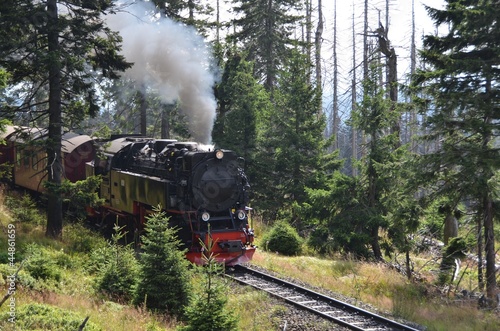 Naklejka nad blat kuchenny Dampflokomotive