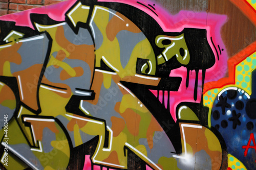 Board z aluminiowym obramowaniem Graffiti