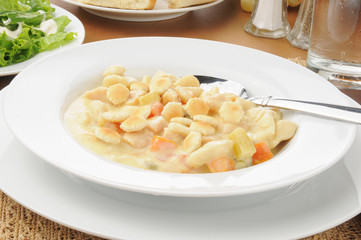 Sticker - Chicken dumpling soup