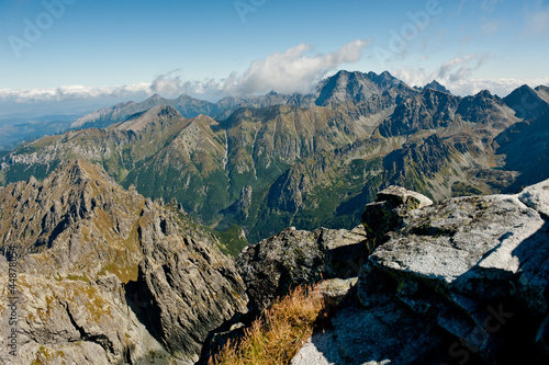 Board z aluminiowym obramowaniem Tatry wysokie
