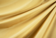 Smooth Elegant Gold Silk Can Use As Background