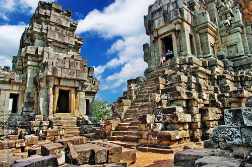 Naklejka na meble ruins of ancient temple. cambodia