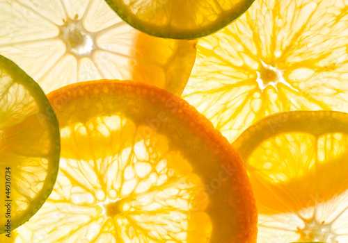 Plakat na papierze fotorealistycznym Pomarańczowe tło