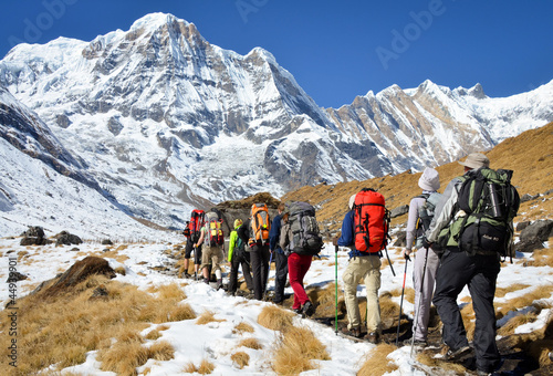 Board z aluminiowym obramowaniem Annapurna baza trekkingowa