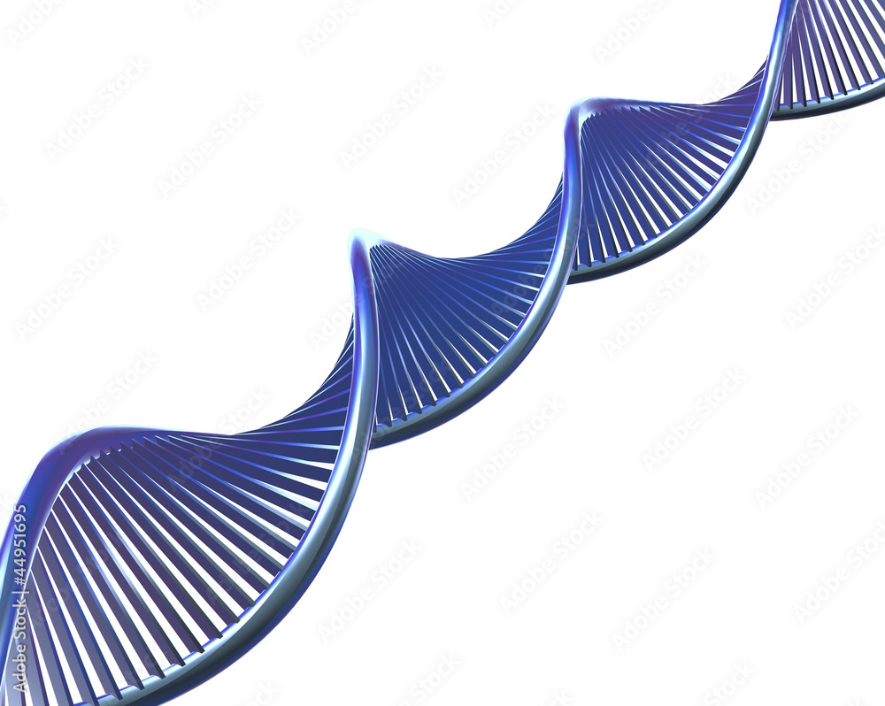 DNA digital illustration - obrazy, fototapety, plakaty 
