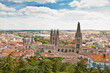 Panorama of Burgos, Spain with the Burgos Cathedral