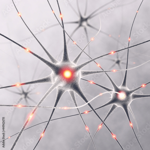 Nowoczesny obraz na płótnie Neurons