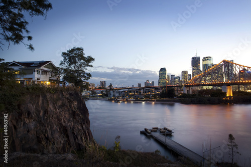 Tapeta ścienna Australia Brisbane City Night