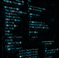 background with program