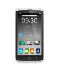Aufkleber - Smart Phone With Application Interface