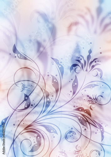 anstrakcyjny-niebiesko-rozowy-kwiatowy-wzor