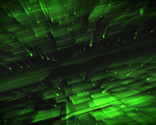 Abstract Green Squares
