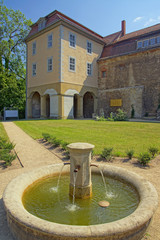 Gera osterstein, castel garden, fountain