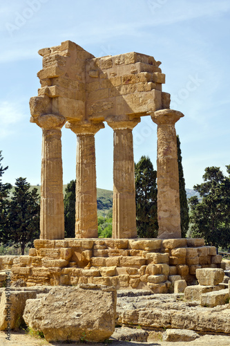 Fotoboard na płycie Świątynia rycynka i pollux, agrigento, sicily
