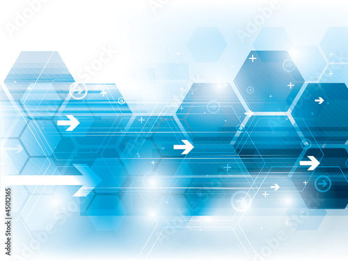Naklejka samoprzylepna Technologia tło