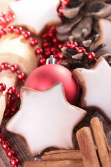 Canvas Print - christmas biscuit and decoration