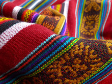 Traditioneller Peruanischer Stoff