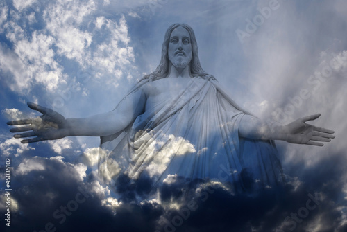 Fotoboard na płycie Jezus i światło