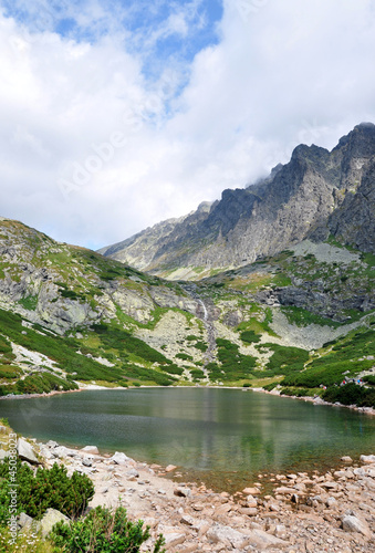 Board z aluminiowym obramowaniem Wysokie Tatry, Velicke Pleso - jezioro, Słowacja