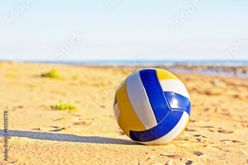 Naklejka samoprzylepna Siatkówka plażowa