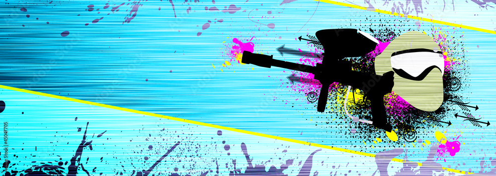 Paintball Background Wall Mural Wallpaper Murals Wallsheaven Istvan Hajas