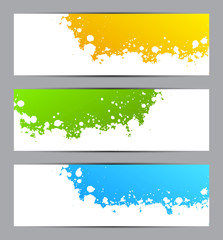 Aufkleber - Set of banners