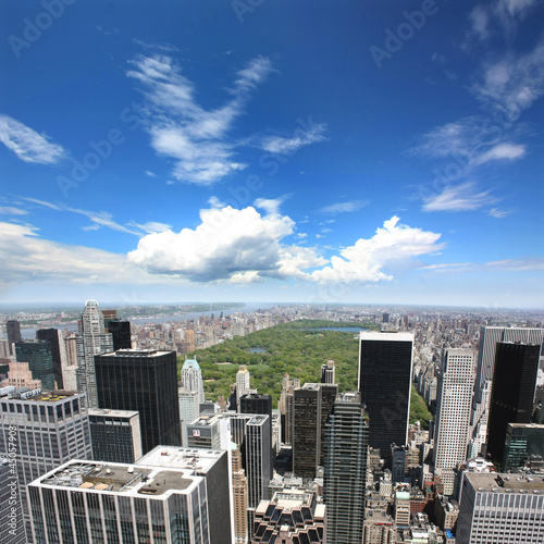 Tapeta ścienna Central Park vu du rockefeller center