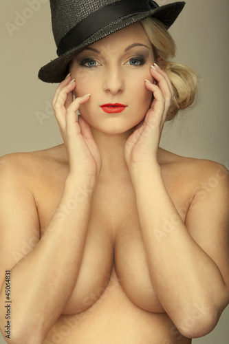 Board z aluminiowym obramowaniem Nudes blond girl