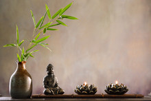 Buddha With Candle