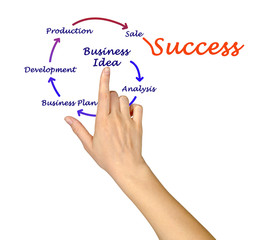 Poster - From business idea to sucess