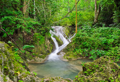 Fotoboard na płycie Krajobraz natura z wodospadem, Tajlandia