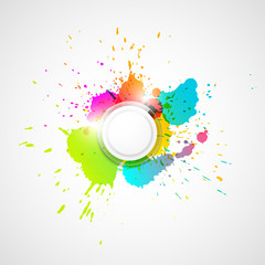 Sticker - Vector abstract background