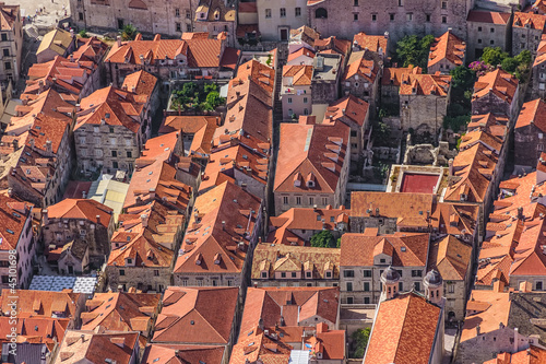 Board z aluminiowym obramowaniem Stare miasto Dubrownika