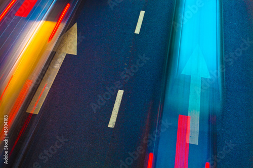 Tapeta ścienna Autostrada z dużą ilością samochodów