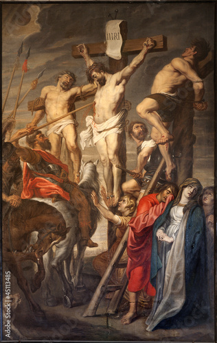 Fotoboard na płycie Gent - chrystus na krzyżu przez rubens
