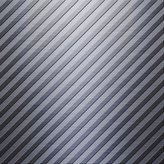 Wall Mural - Brushed and striped aluminum metal plate