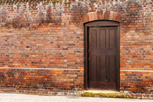 Brick Wall And Door