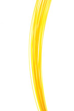 Yellow Wire Isolated On White Background